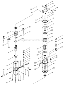 Part Location Diagram of 5412075778 Chicago Pneumatic Rotor